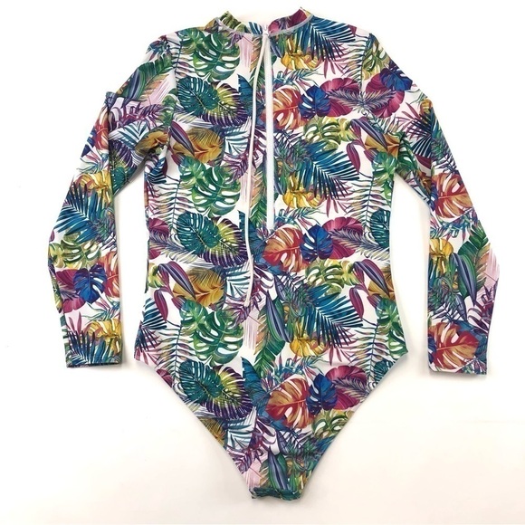 TROPIK tropical print rashguard XL - Picture 3 of 9